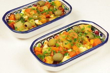 Арабский гарнир из овощей