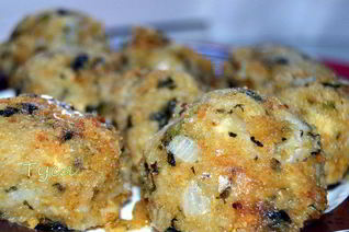 Аранчини из зеленого ризотто