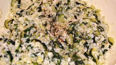 аранчини из зеленого ризотто