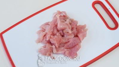 азу из индейки на сковороде