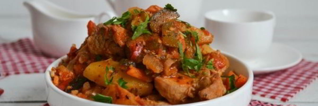 Азу из индейки в мультиварке