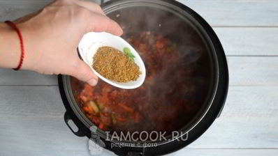 азу из индейки в мультиварке