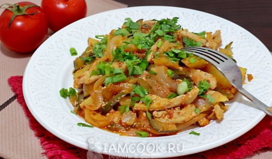 Рецепт азу из свинины