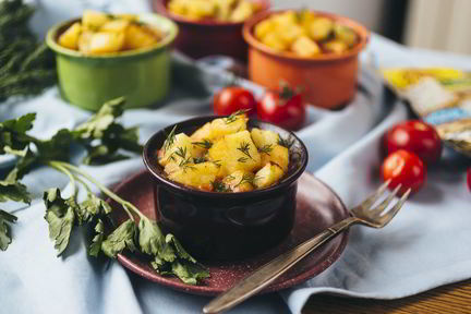 Азу по-татарски в горшочках