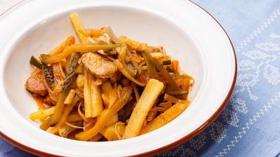 мясное азу с картофелем