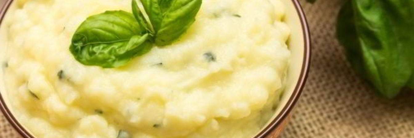 Базиликовое картофельное пюре