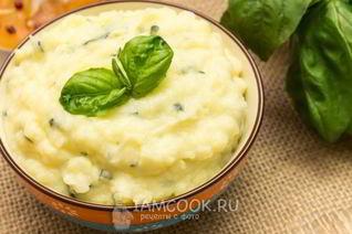Базиликовое картофельное пюре