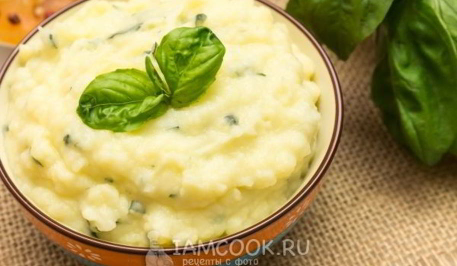 Рецепт базиликового картофельного пюре