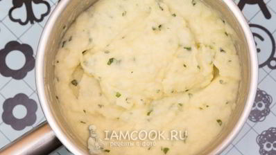 базиликовое картофельное пюре