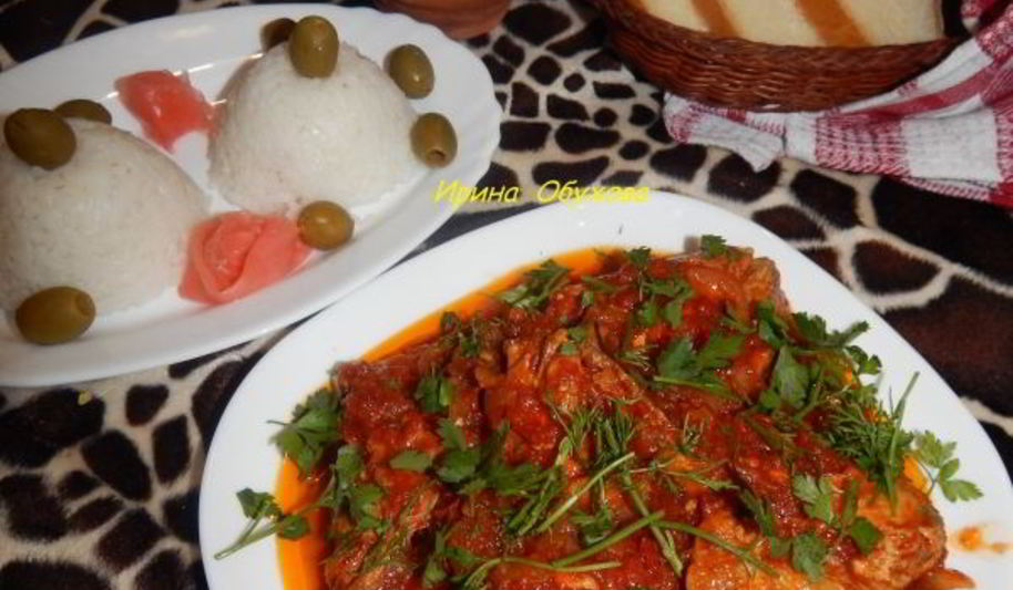 Рецепт чахохбили из курицы по-батумски