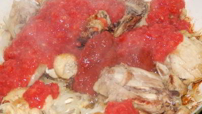 чахохбили из курицы по-батумски