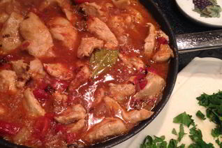 Чахохбили из курицы по-грузински