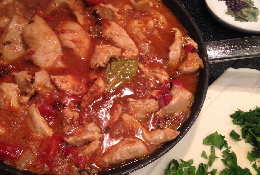 Чахохбили из курицы по-грузински