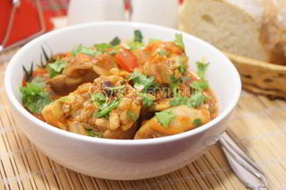 Чахохбили из курицы в мультиварке