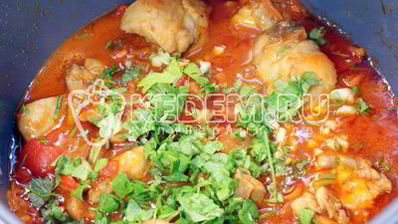 чахохбили из курицы в мультиварке