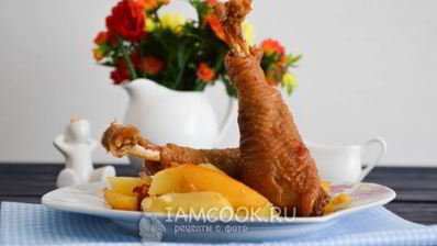 чахохбили с картошкой в духовке