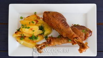 чахохбили с картошкой в духовке