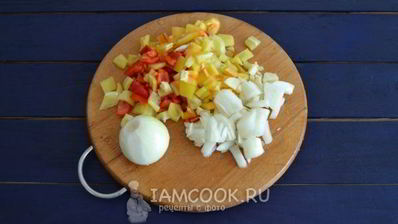 чахохбили с картошкой в духовке