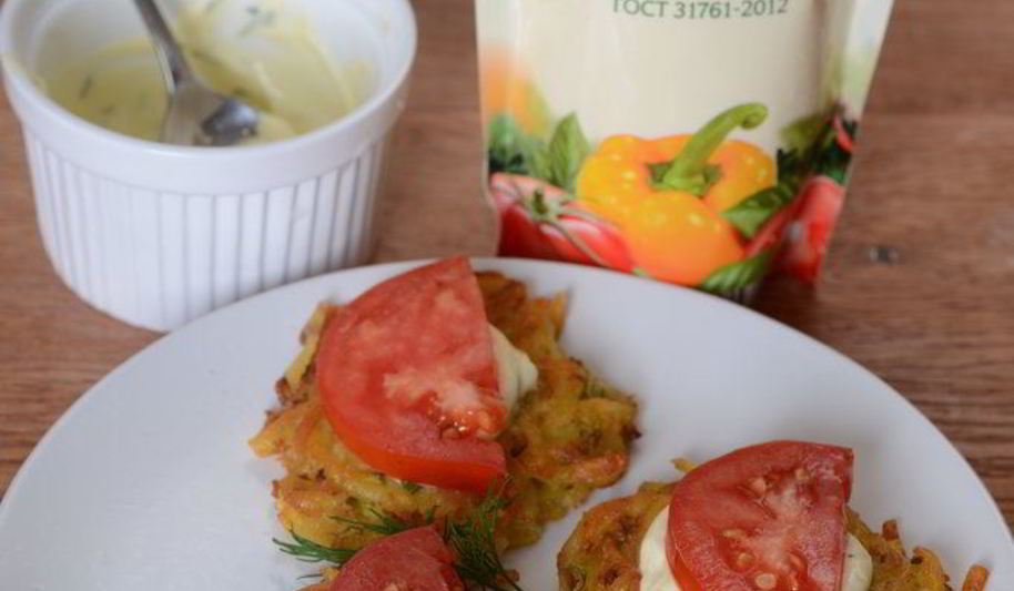 Рецепт драников из кабачков и картофеля с майонезом