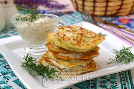 Драники из кабачков