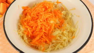 драники из картофеля и тыквы с курицей