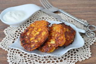 Драники картофельные с тыквой