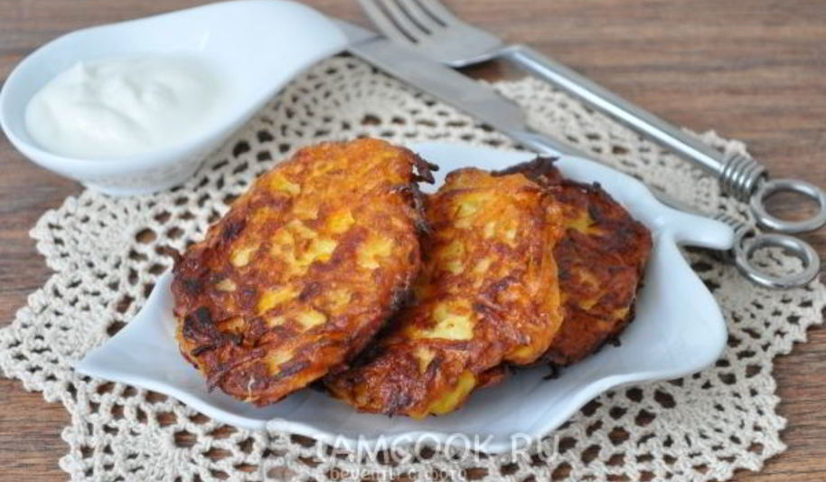 Рецепт драников картофельных с тыквой