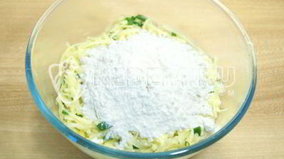 драники картофельные с зеленым луком