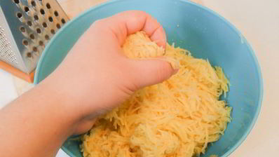 драники с чесноком