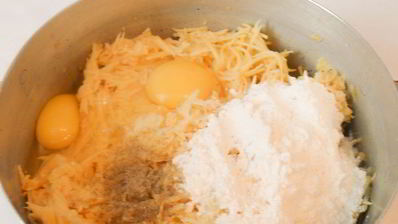 драники с чесноком