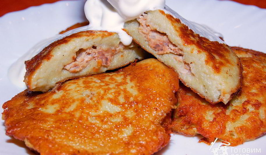 Рецепт драников с фаршем