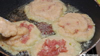 драники с фаршем