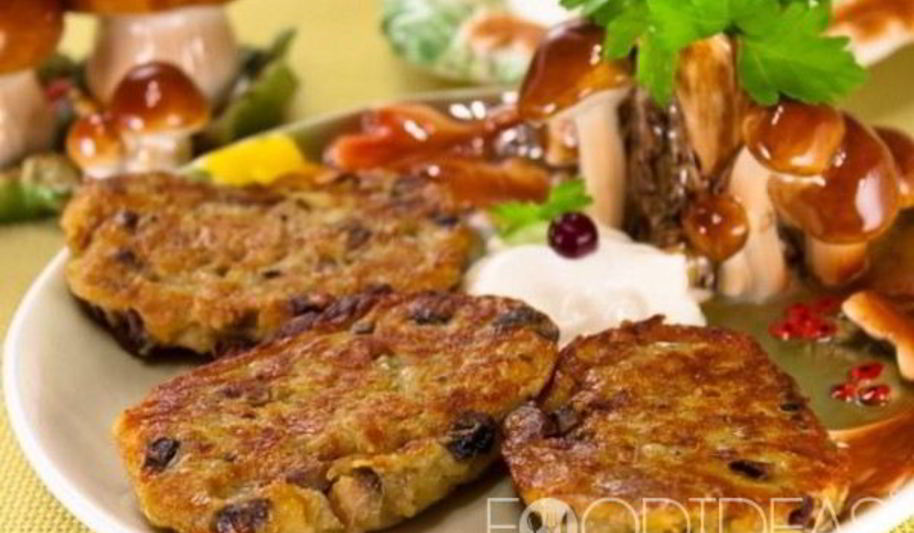 Рецепт драников с грибами