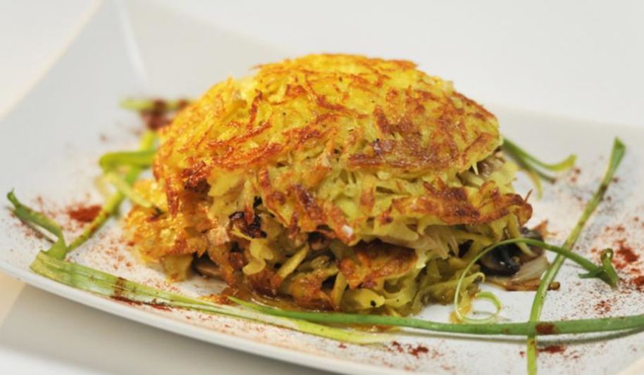 Рецепт драников с грибной начинкой