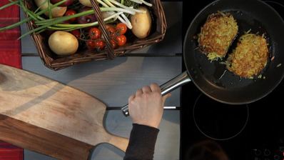 драники с грибной начинкой