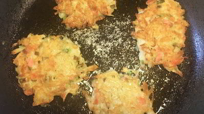 драники с лососем