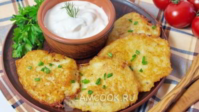 драники с луком