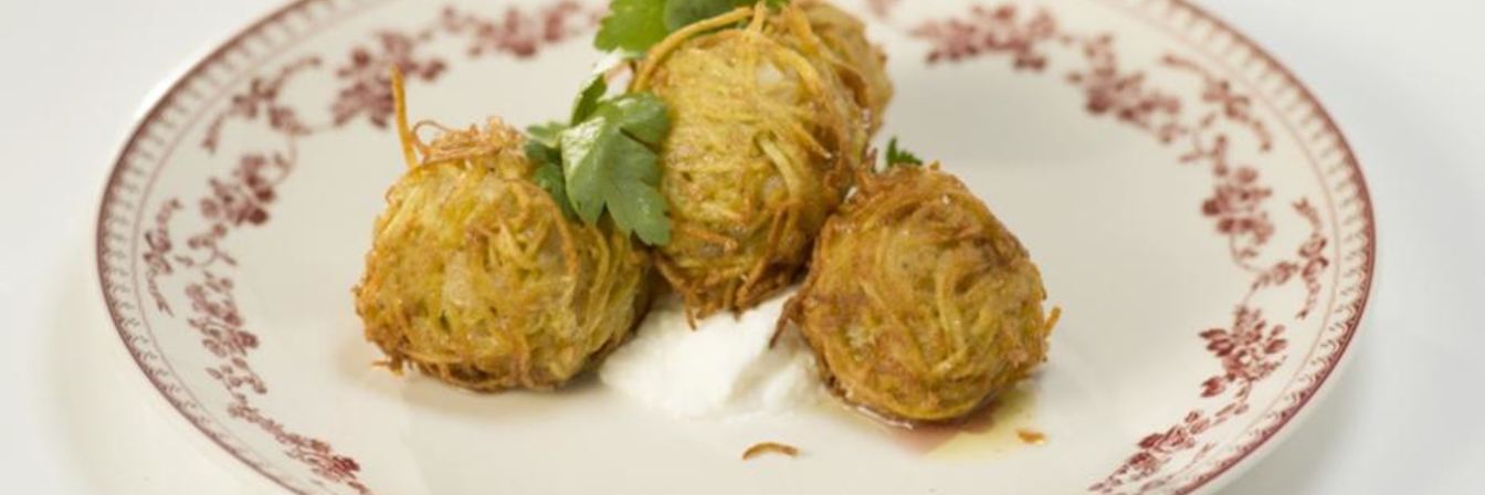 Драники с мясной начинкой