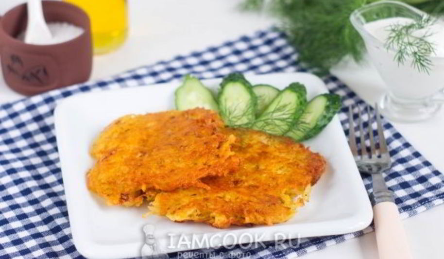 Рецепт драников с сыром без яиц