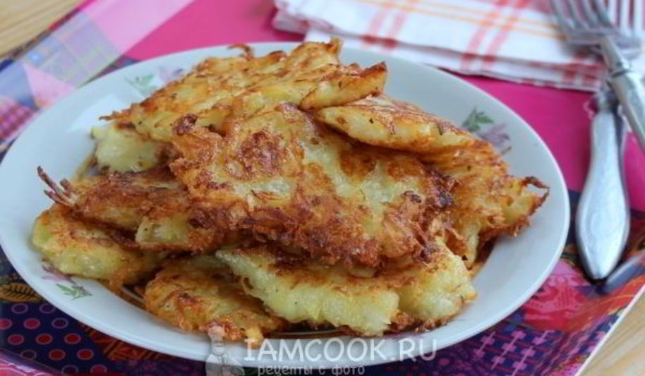 Рецепт драников с сыром