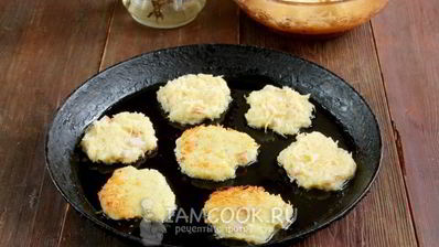 драники с ветчиной и сыром