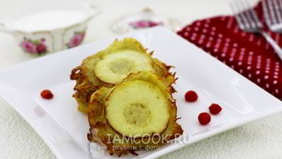 драники с яблоком