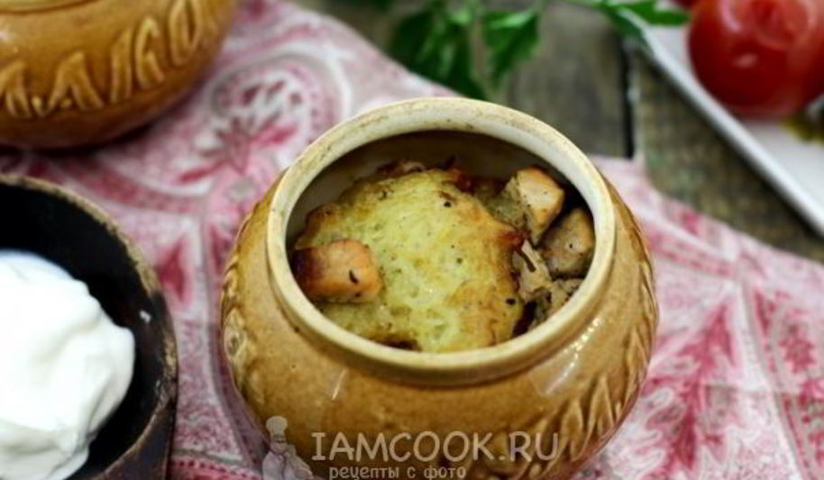 Рецепт драников в горшочке