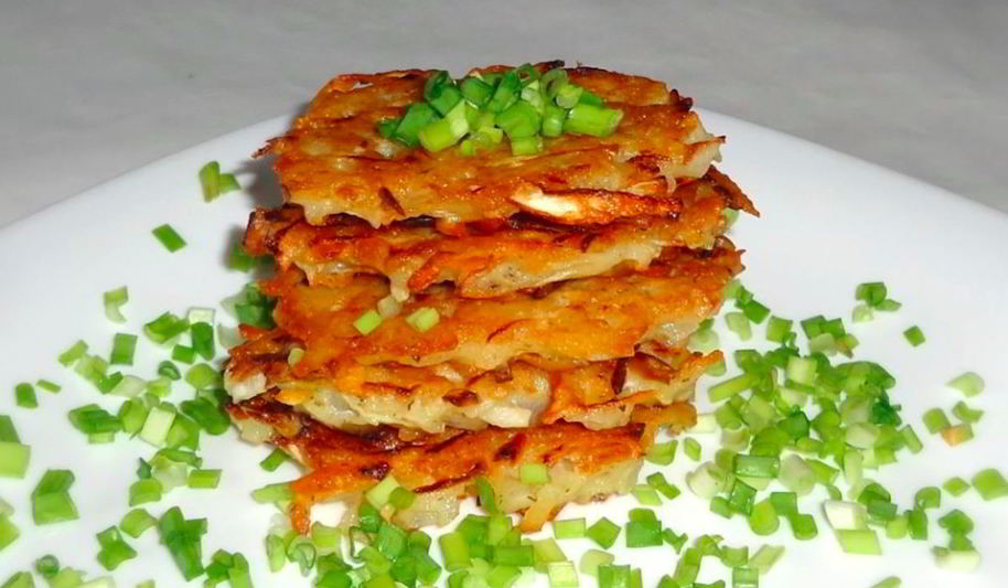 Рецепт картофельных драников с капустой