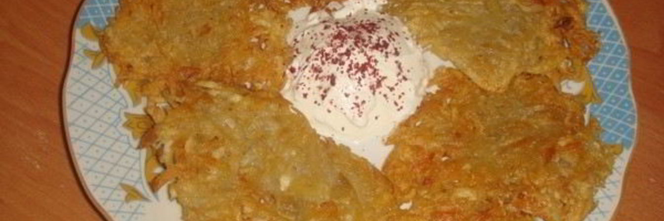 Хрустящие картофельные оладьи-драники