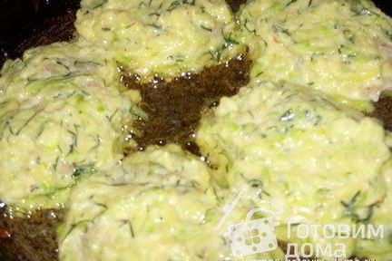 Колдуны из кабачка с куриным филе