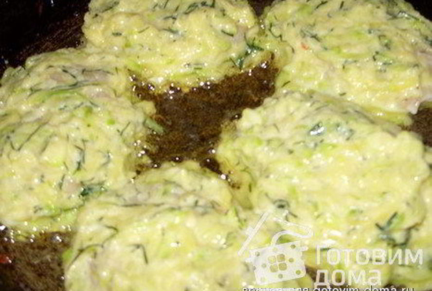 Колдуны из кабачка с куриным филе