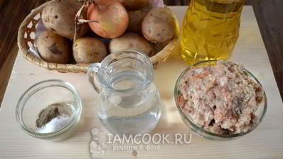 колдуны из картофеля с фаршем в духовке