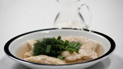 колдуны с гречкой и грибами