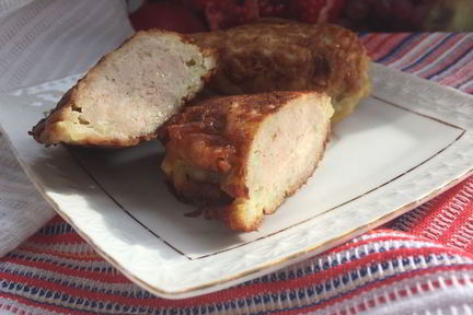 Колдуны с куриным фаршем